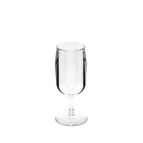 Weinverkostungsglas aus Kunststoff mit einem Fassungsvermögen von 18 cl. Dieses Glas kann bedruckt und graviert werden.